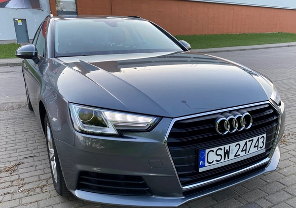 Audi A4 cena 82500 przebieg: 145000, rok produkcji 2018 z Grudziądz małe 46